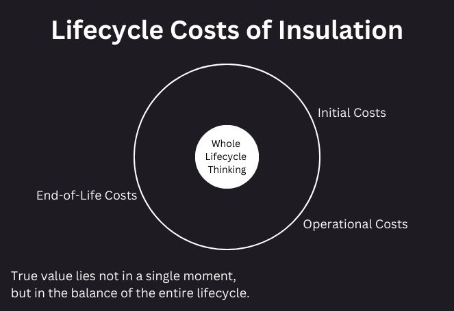 Visualized Lifecycle Costs of Insulation